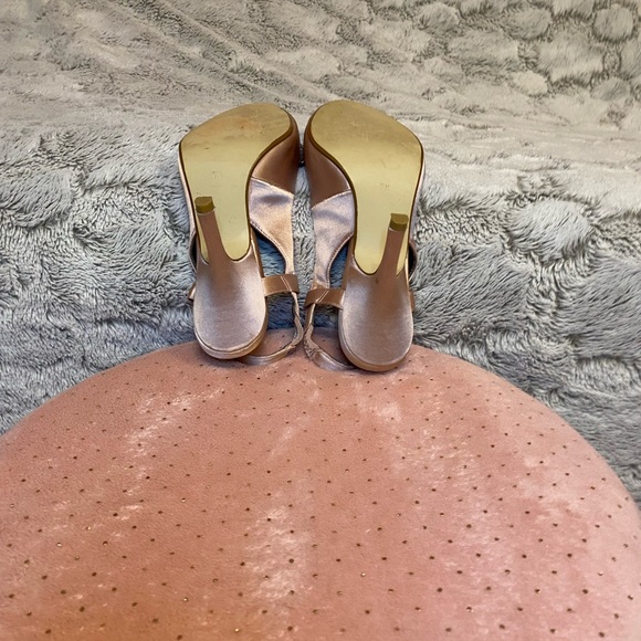 Steve Madden Luxe pink satin slingbacks w/crystals - Picture 7 of 12